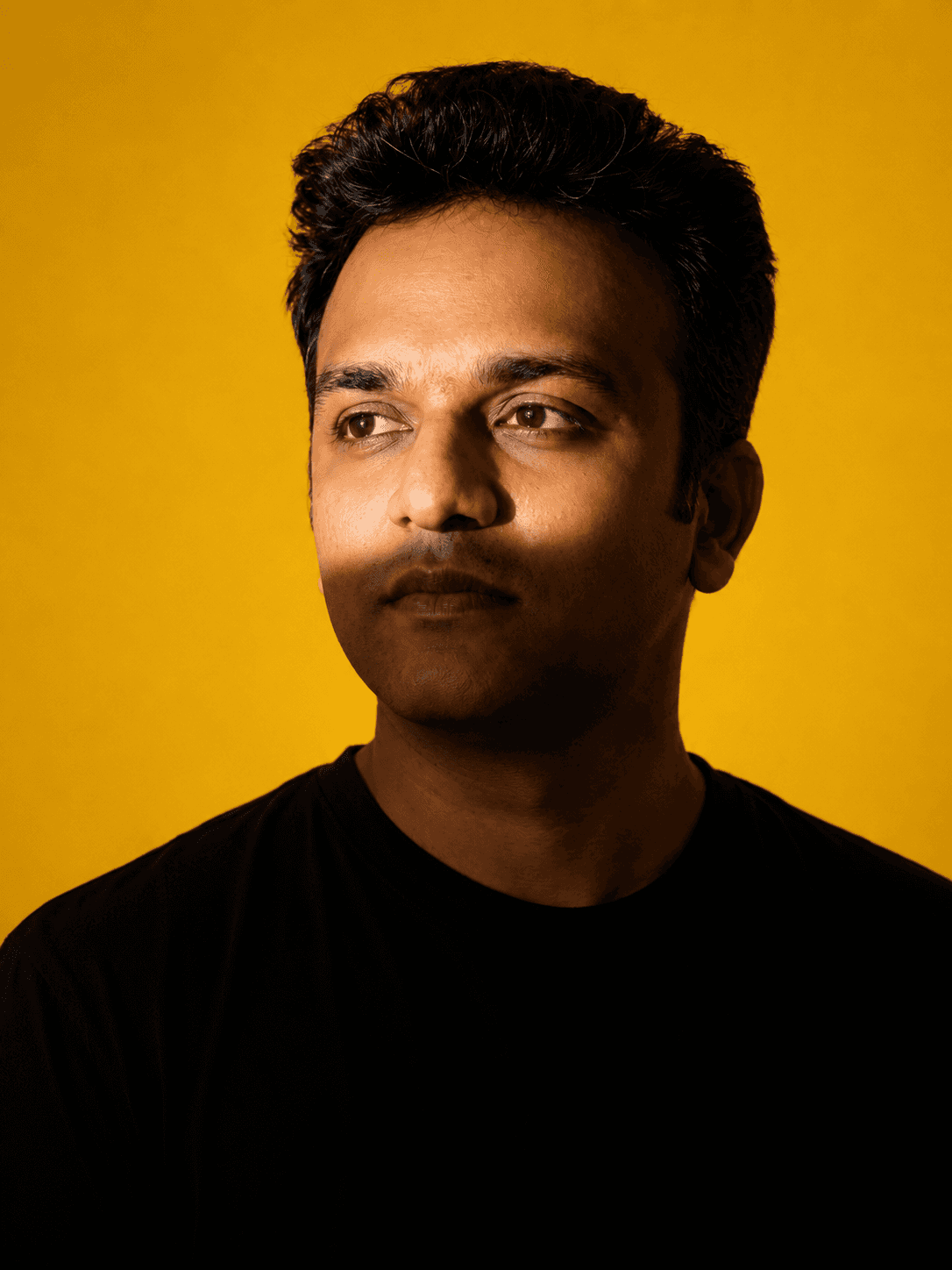 Portrait of portfolio creator – front view