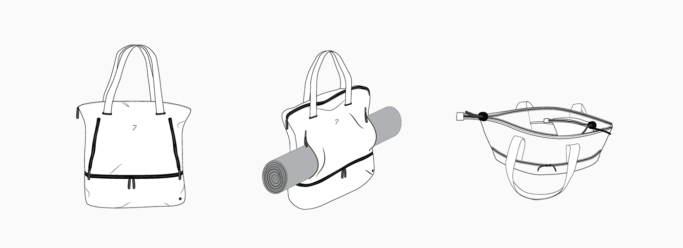 Streetside billboard with flyposters of the Batch.Works brand and illustrations