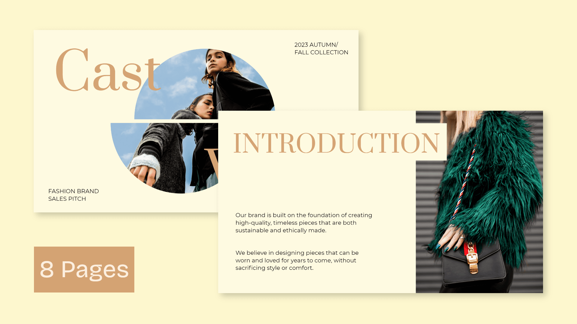 Cast Wear Presentation Image Template