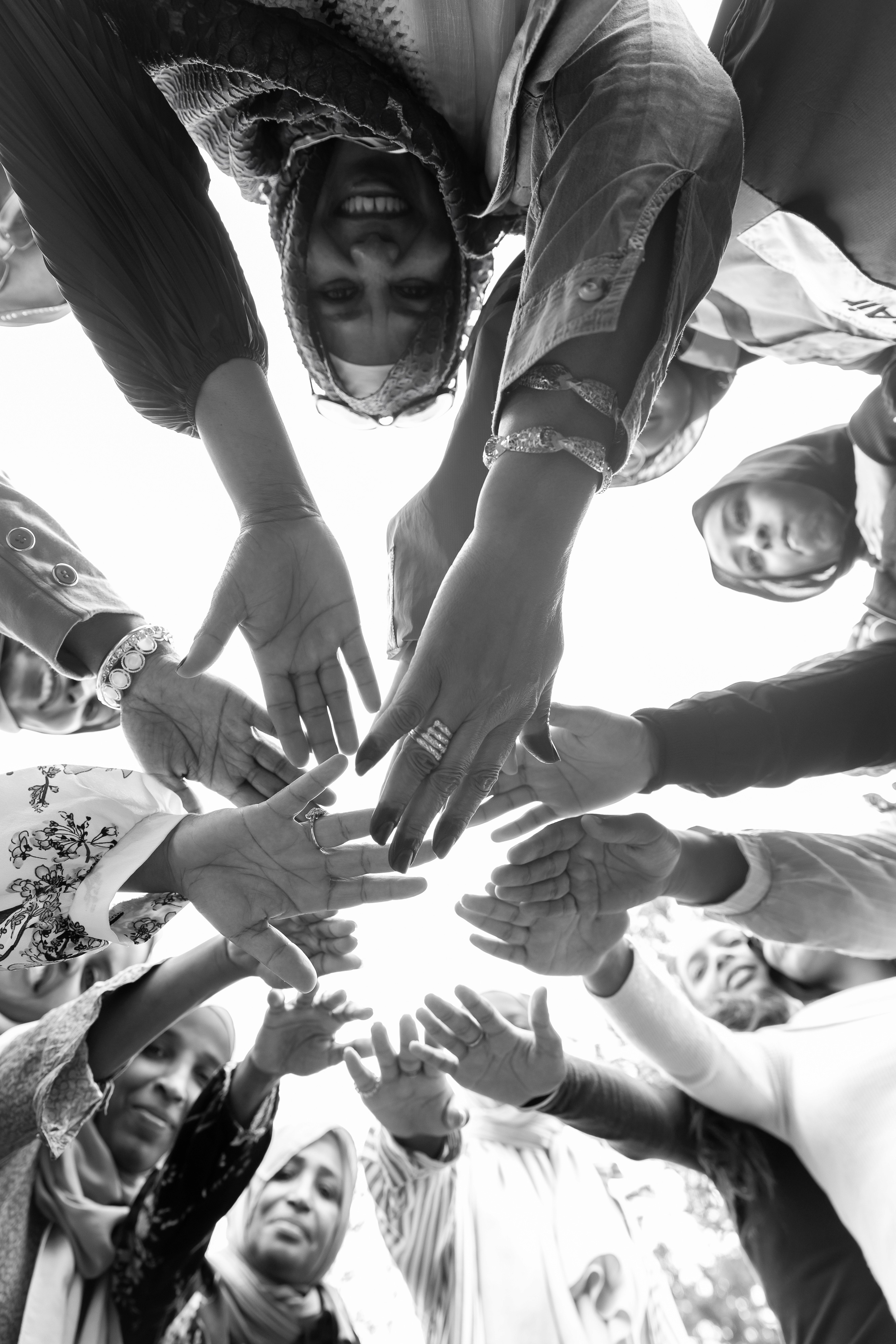 Concetrated triathlete grayscale