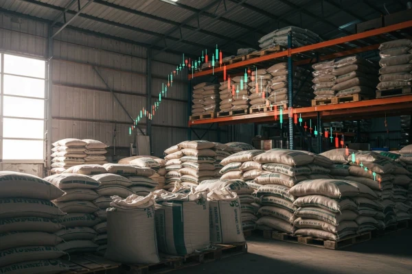 Imagem de um estoque de insumos