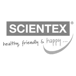 ScienteX Logo - Gesund, freundlich & glücklich