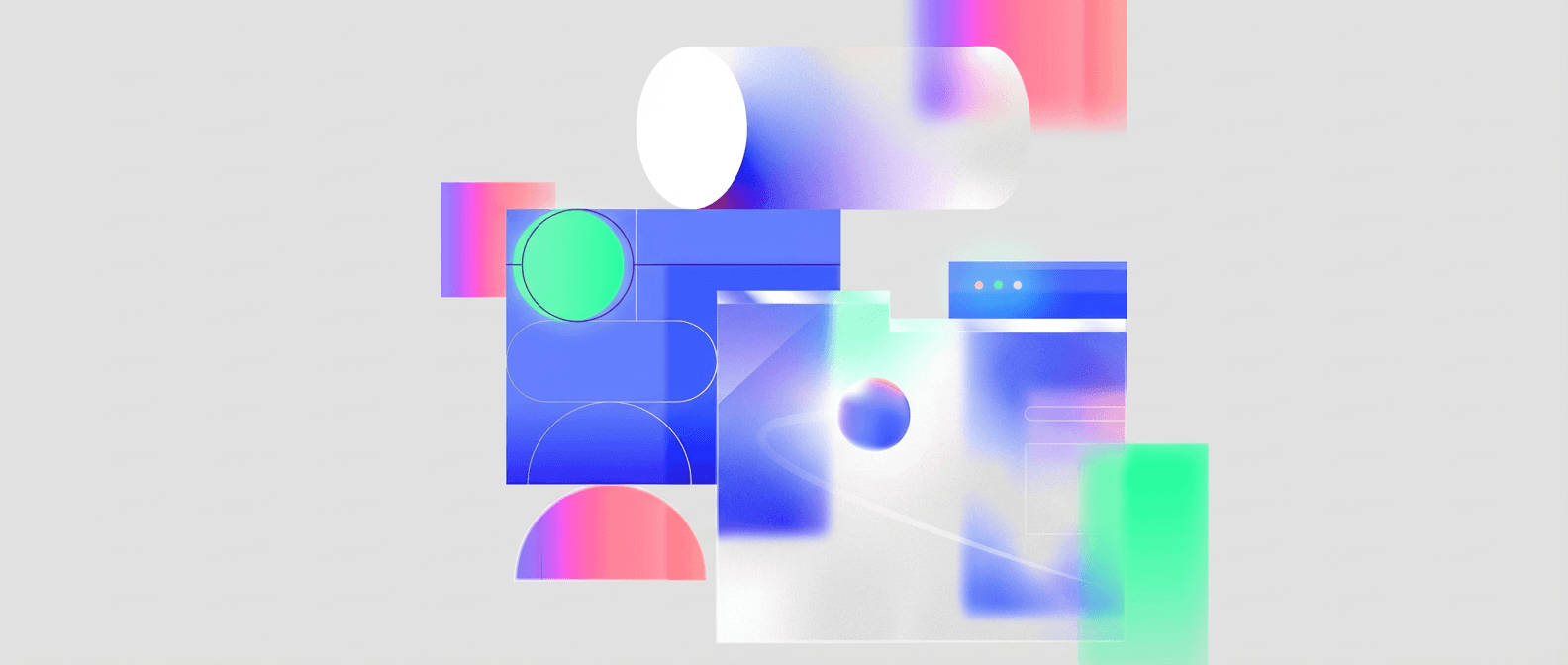 Modern chairs and bench in a room.