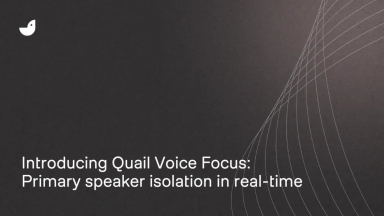 Header image for a blog titled ‘Voice Focus 2.0 + Native LiveKit Integration: Production-ready voice agents are here’ displaying jointly logos of ai-coustic and LiveKit