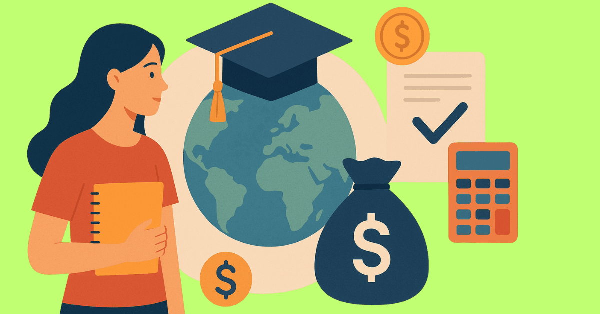 High school student reviewing program costs including travel, housing, and materials fees for selective summer research programs