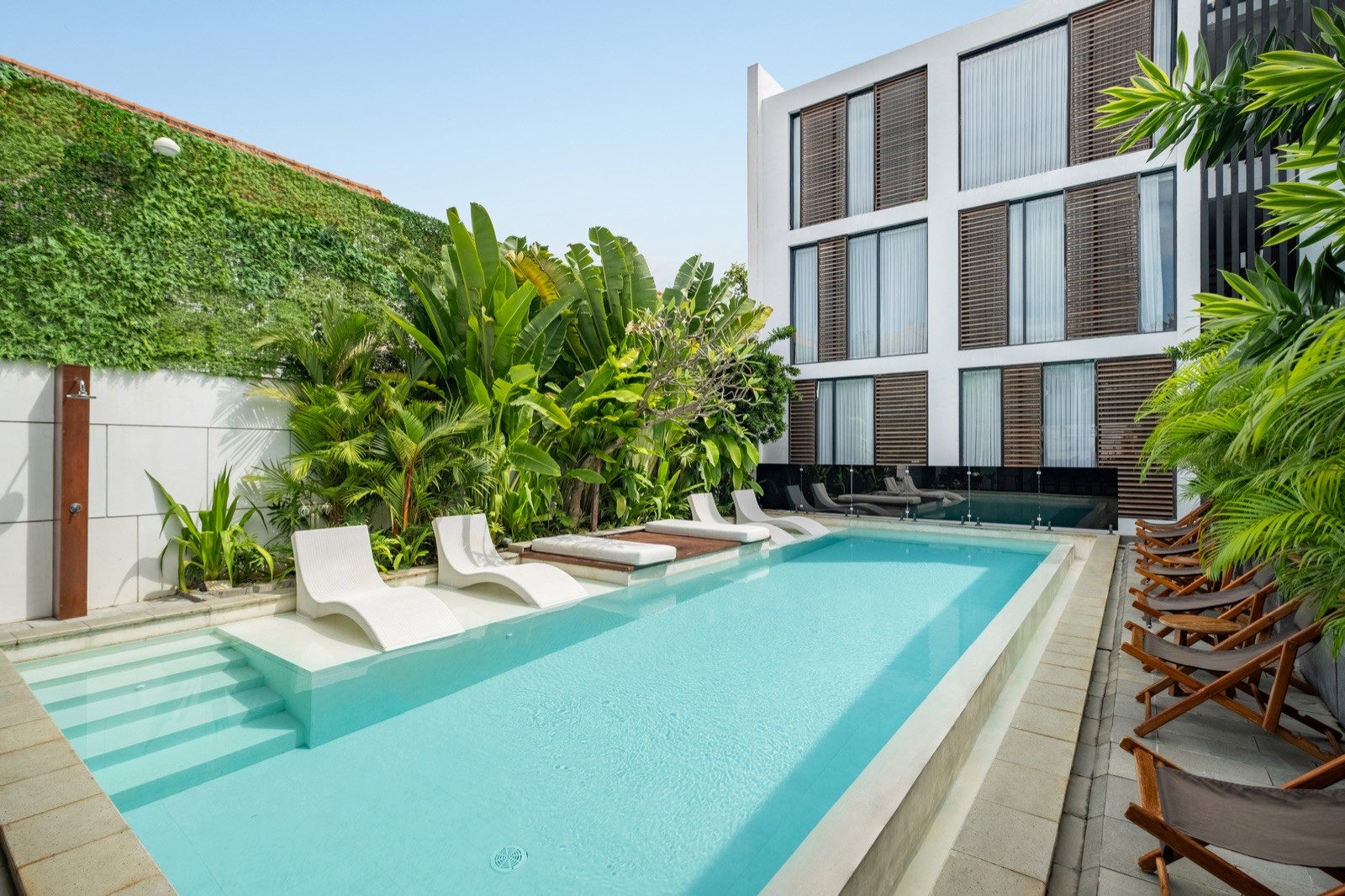 The pool at Alex Villas Complex 3 in Pererenan, Bali — Best Housing Development (Bali) at the PropertyGuru Indonesia Property Awards 2024