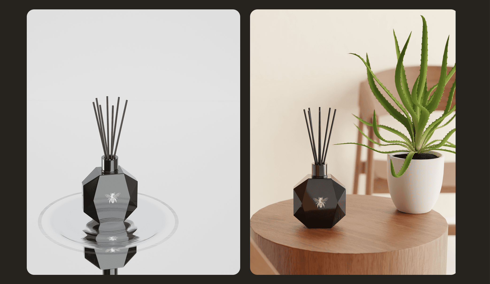Maison Black Honey Diffuser Digital Twins