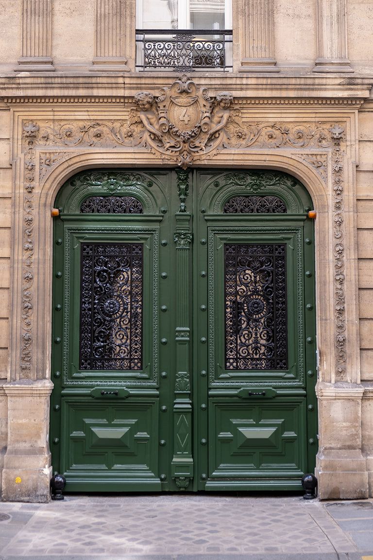 Persian Door Vintage Green