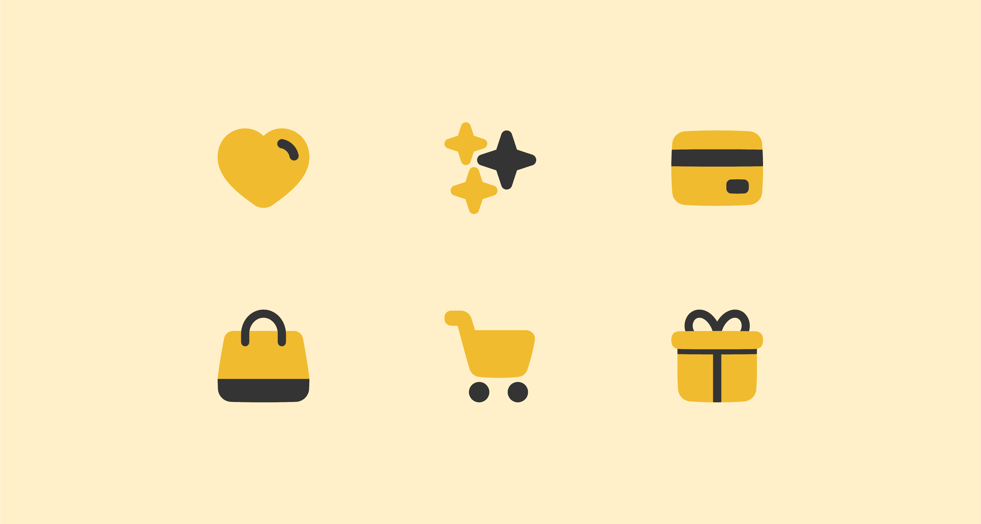 Plump Flat Ecommerce Icon Set