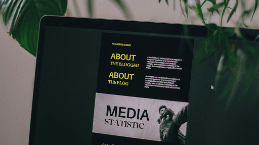 Abstract dark blue and brown waves