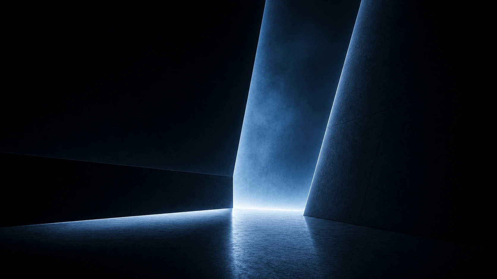 Abstract blue lights