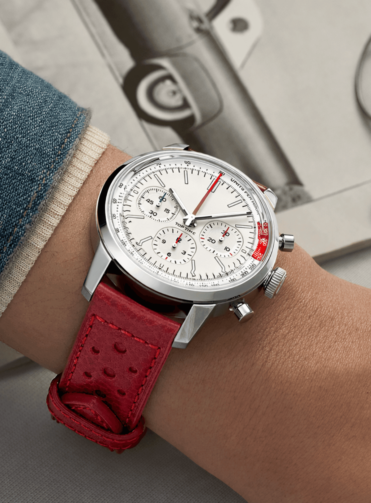 Chrono Red  classic 41mm