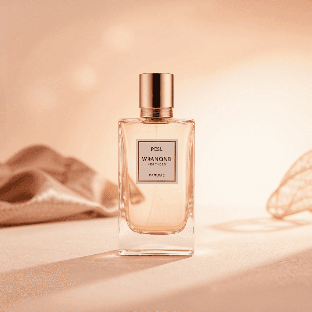 product photography of a bottle of perfume, used for fragrance