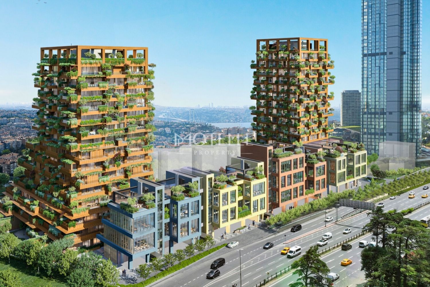 Modern 1+1 residence in Levent Istanbul with premium interior design