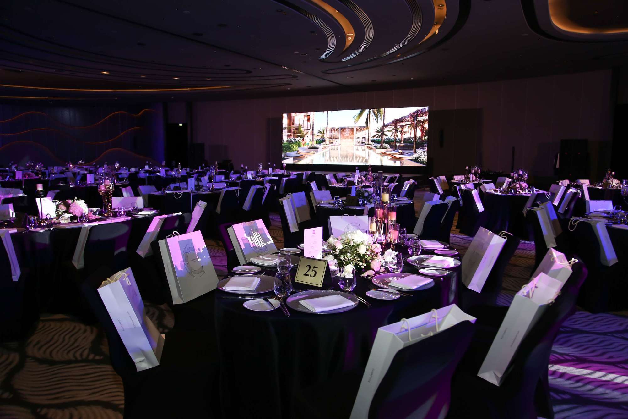 Awards ceremony tables | CHAIMAA Holding’s: Corporate Awards Event | Relity Group