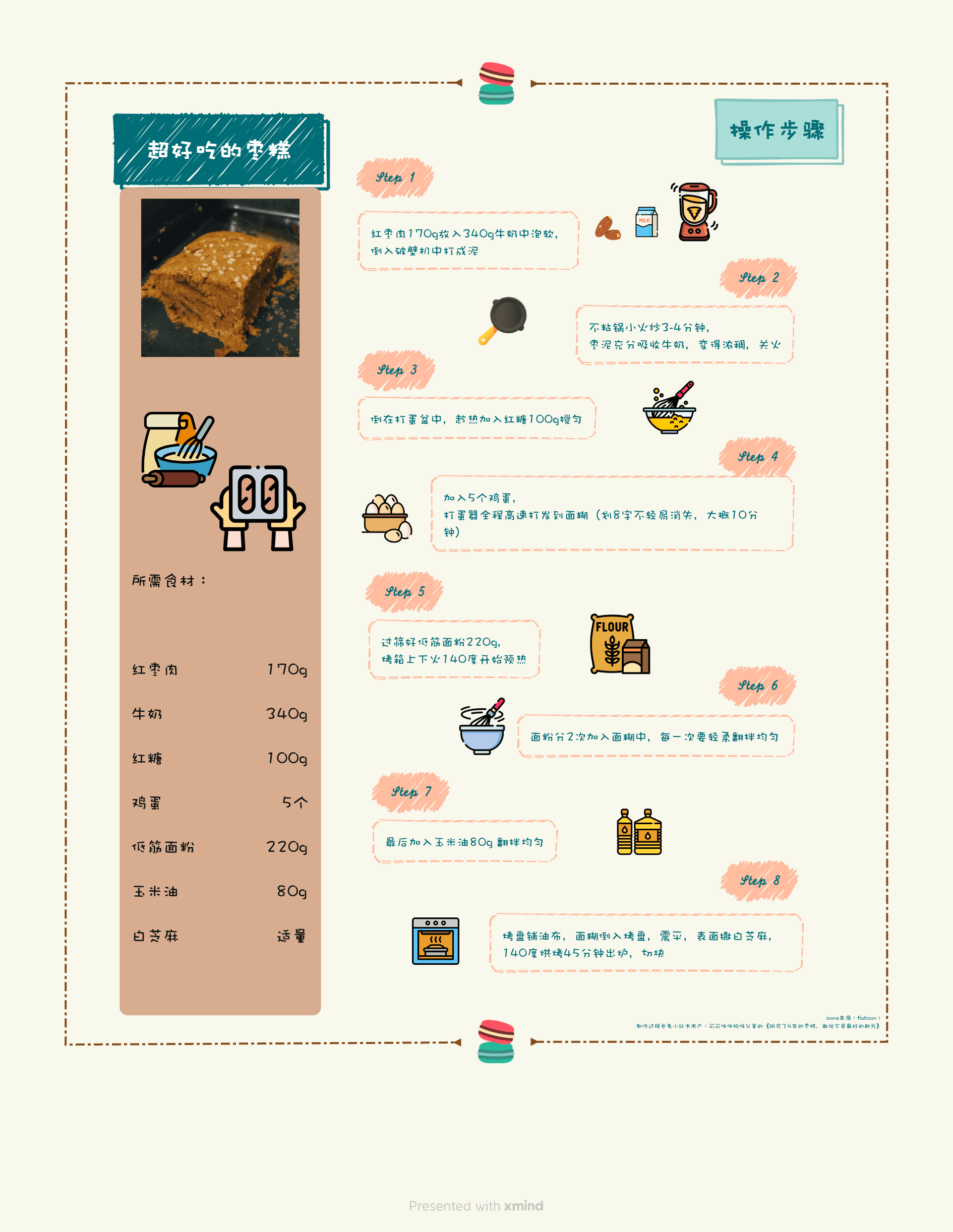 美味蛋糕制作步骤