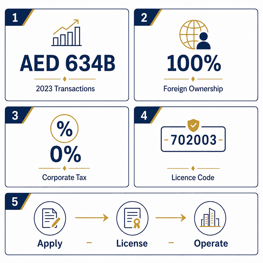 Infographic: Property Leasing Brokerage Business License in Dubai
