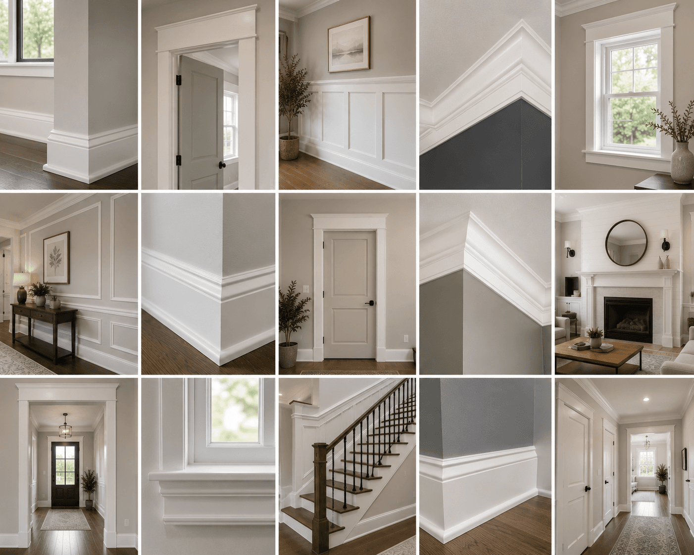 Trim installation and finish carpentry