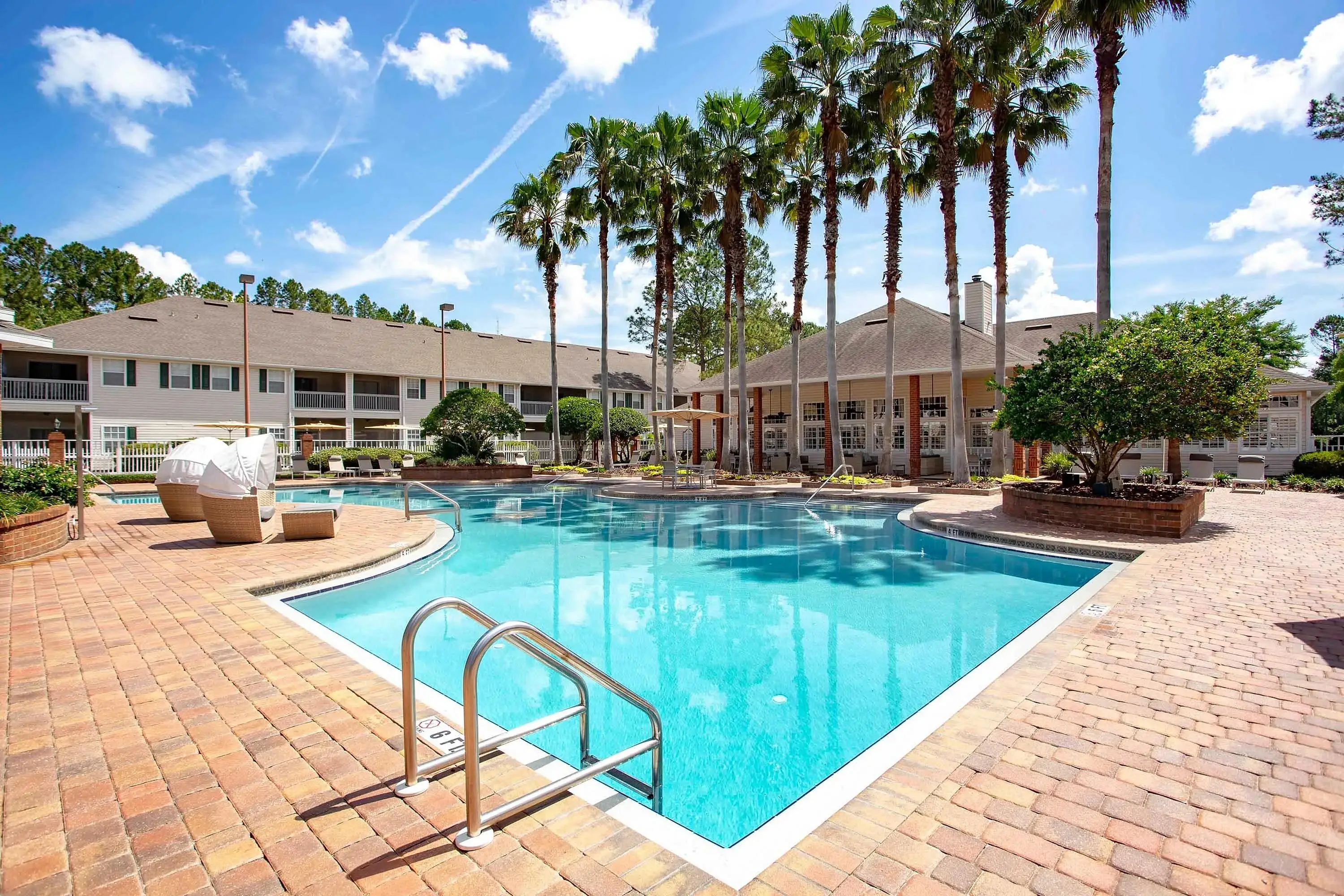 Pool view of Hunters Crossing