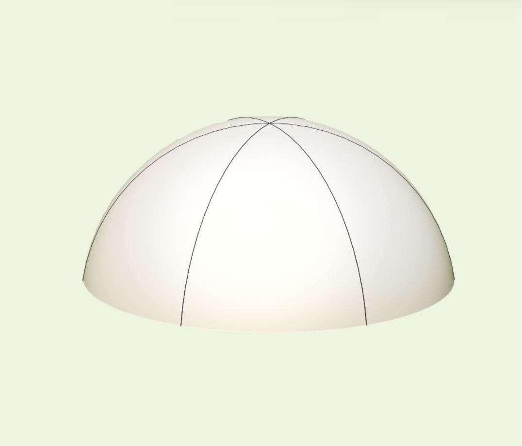 Fiberglass Ceiling Dome