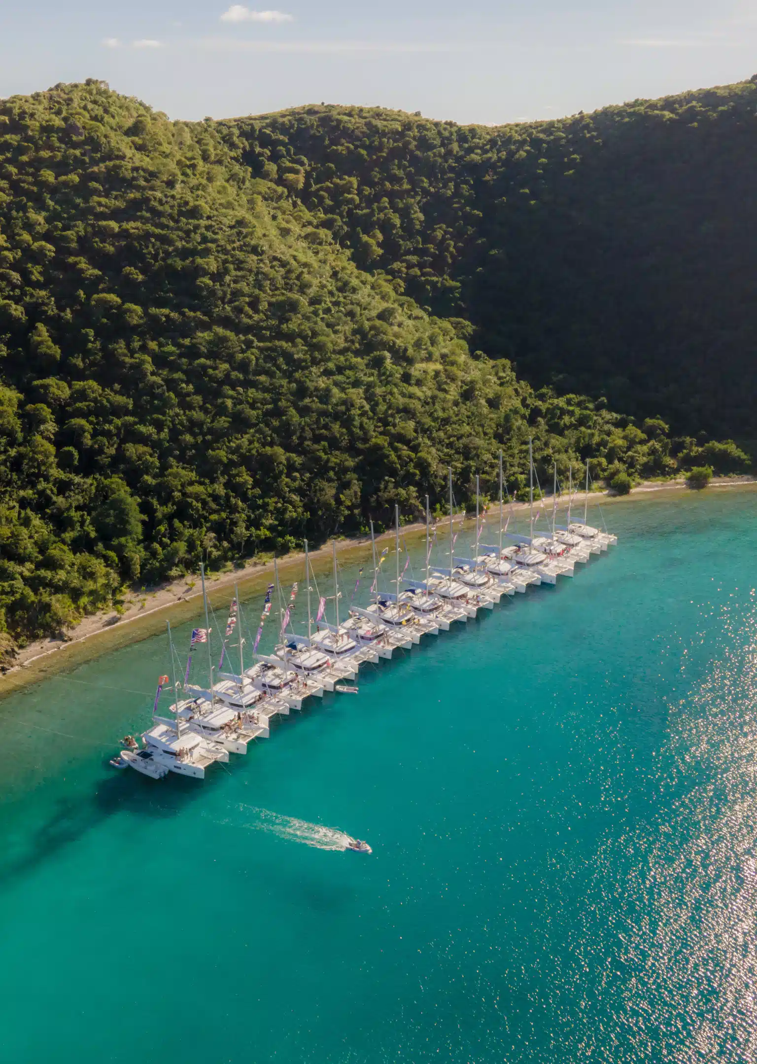 Black plastic pouch on velvet