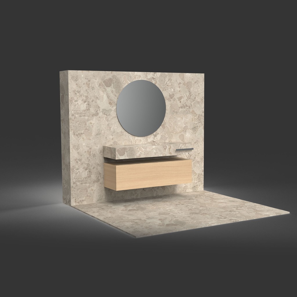 Modern glass and steel building with warm wooden ceilings, surrounded by lush greenery, blending contemporary architecture with nature.