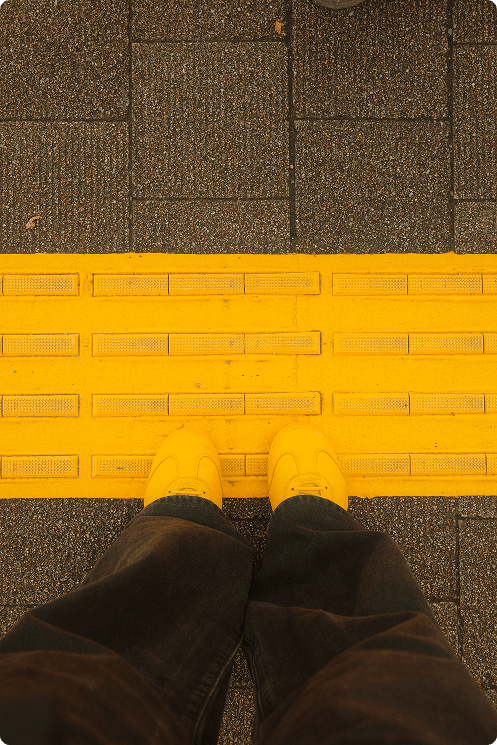 yellow shoes