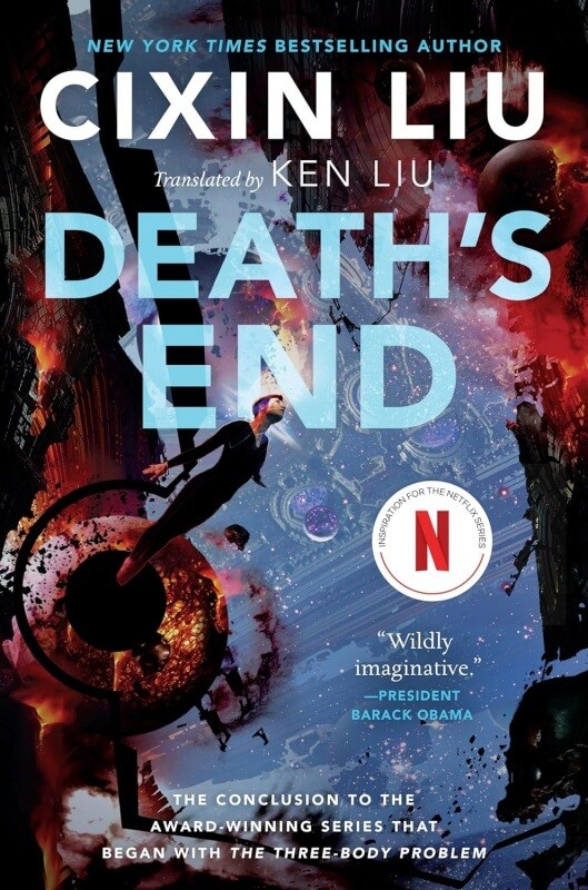 Cover image from the novel Death's End