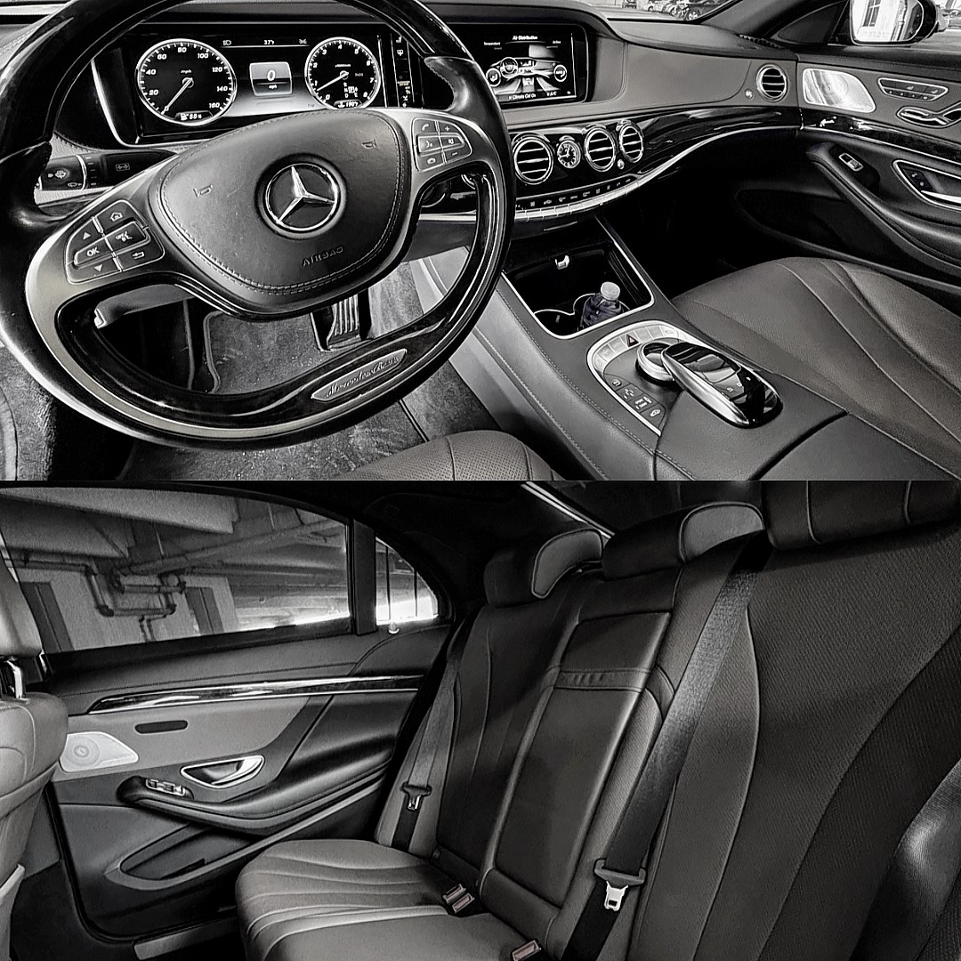 Inside of Mercedes S550 NYNJ Limo Fleet for Case Study