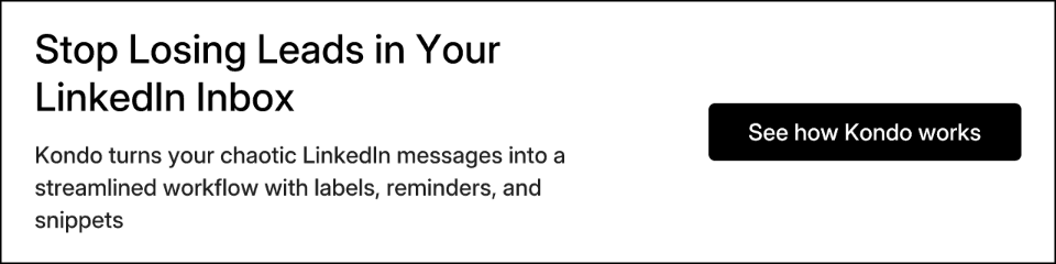 Stop Losing Leads in Your LinkedIn Inbox