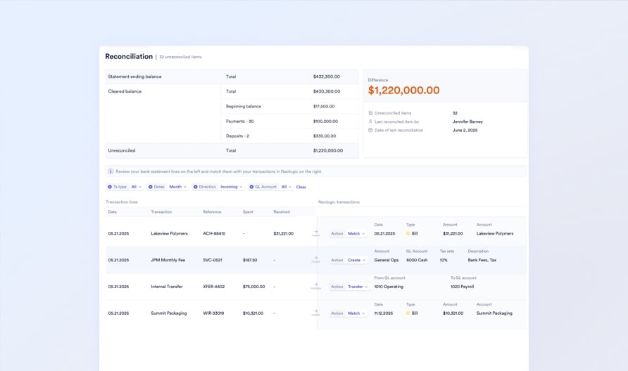 Bill → 3-Way Match