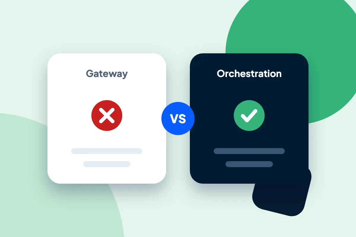 Illustrated cover for: Payment Orchestration Vs. Alternatives