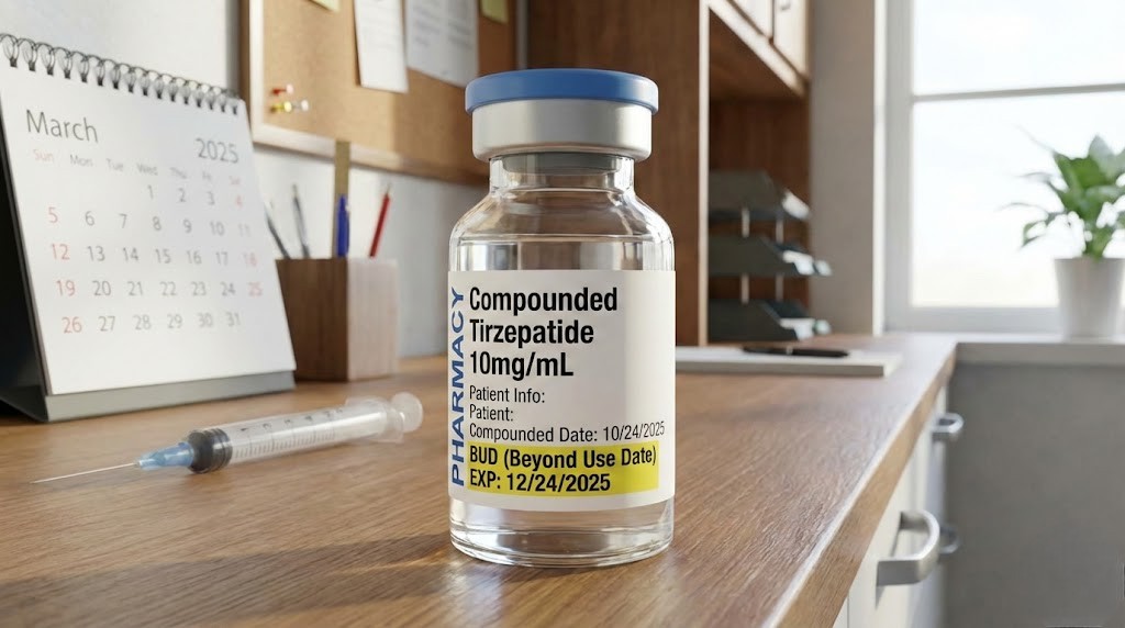Compounded tirzepatide expiration date