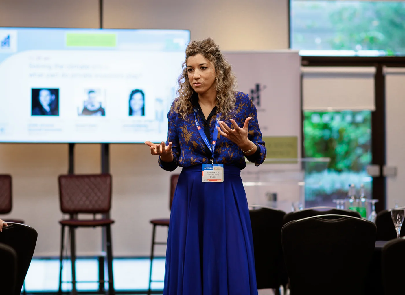 ArtSustainability at the London Investor Show - Juliette speach