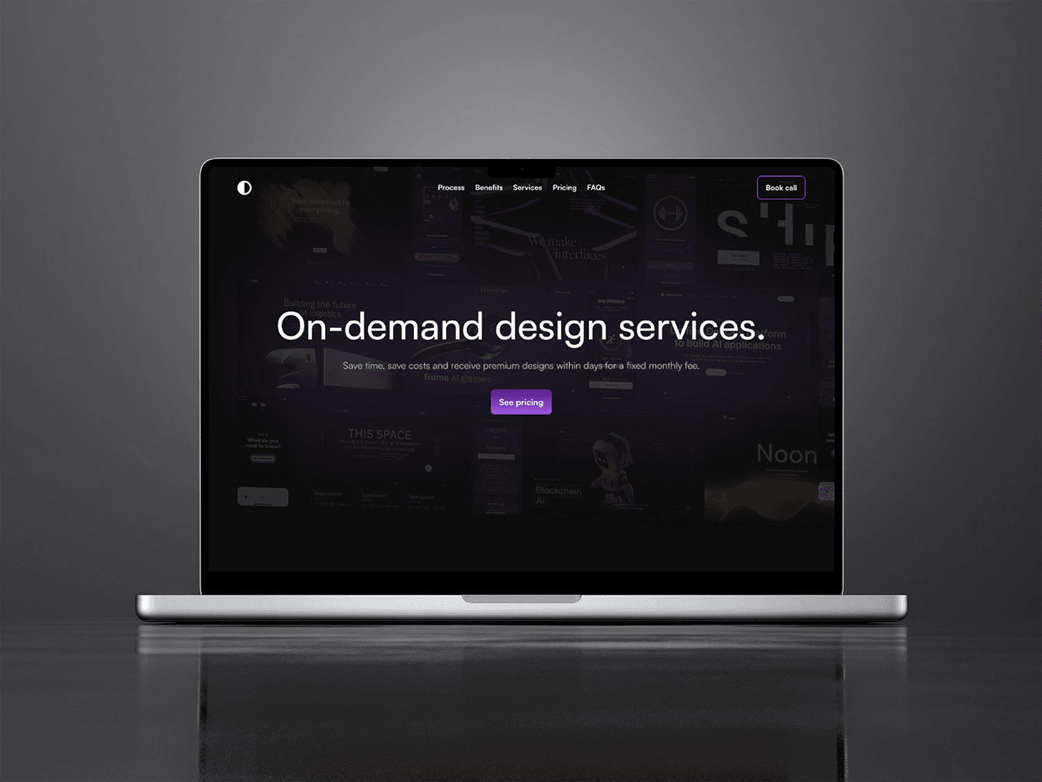 Subscription Framer website template