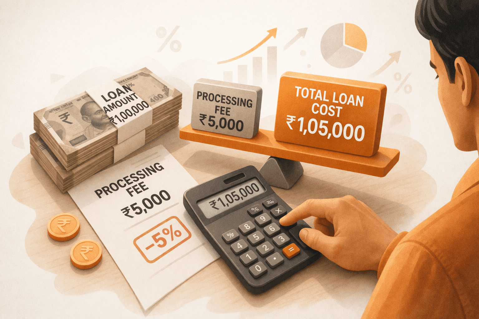 Processing Fees Impact on Loan Cost India 2026