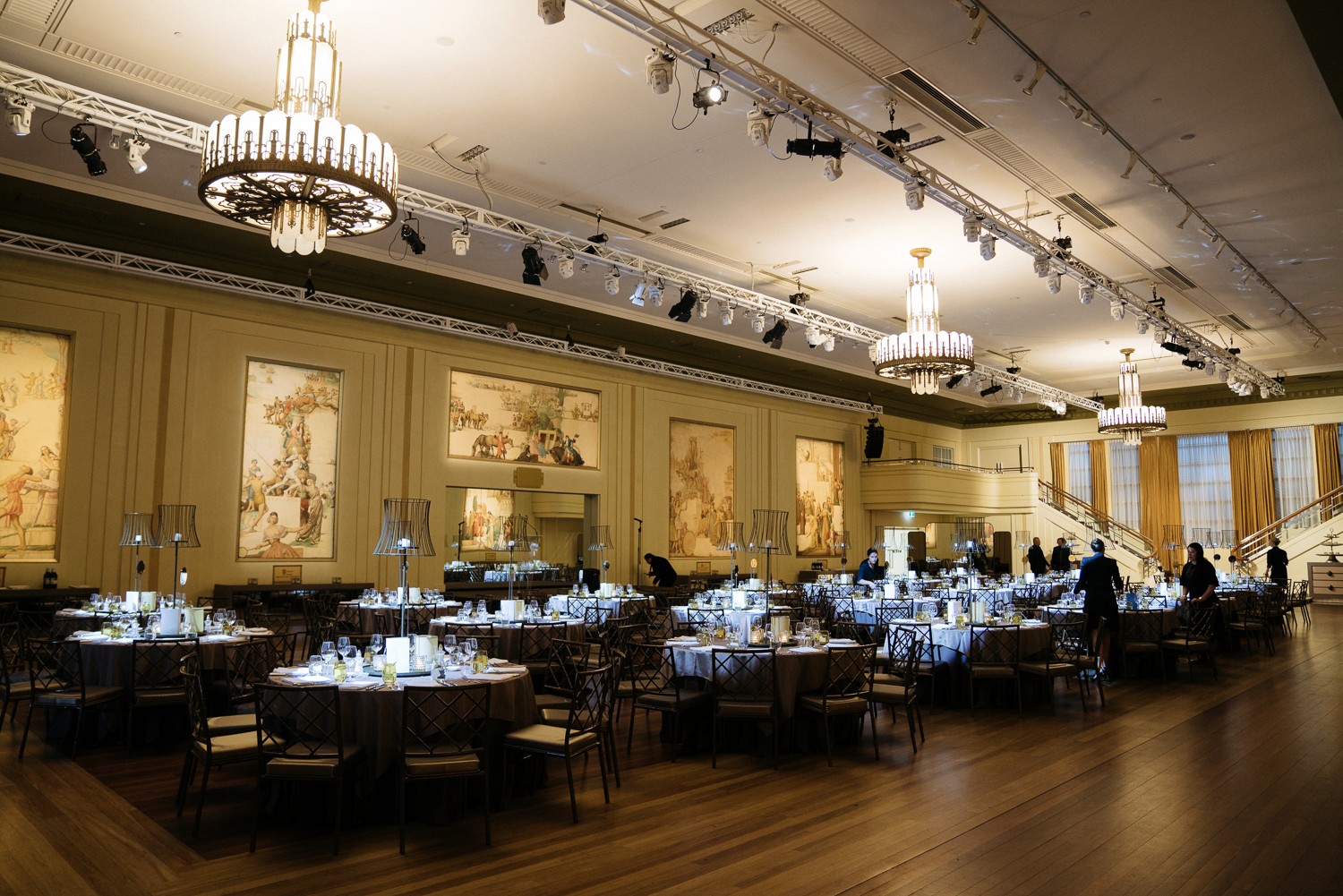 Conference dinner at Myer Mural Hall