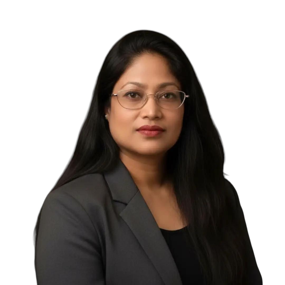 Staff image in happy mood