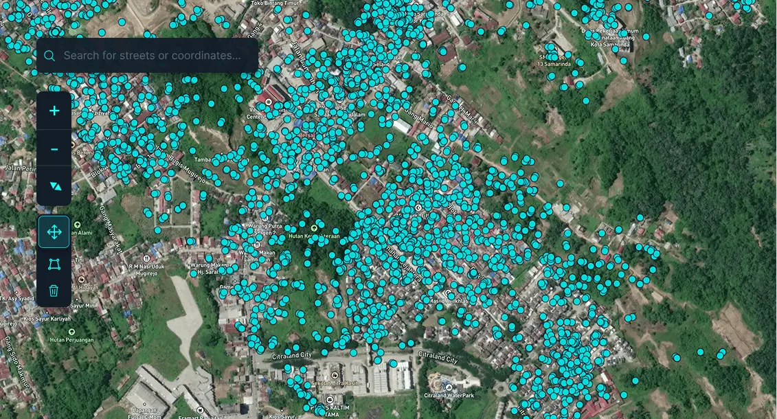 Compare report feature screenshot