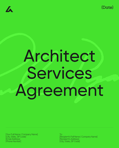 Architect Services Agreement