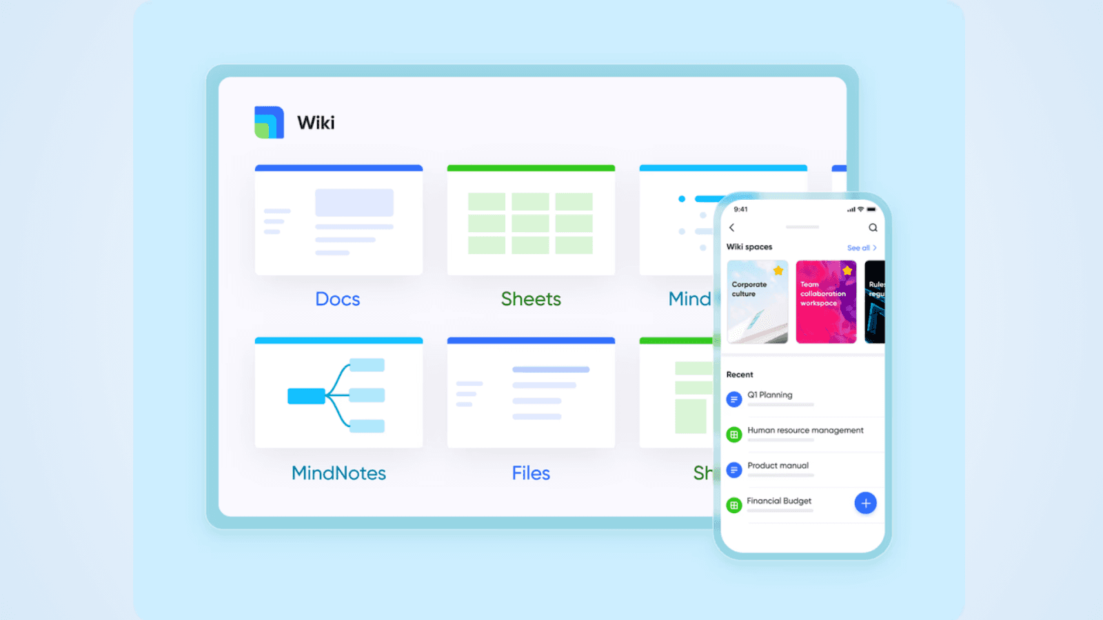 Lark Wiki with diversified formats of knowledge