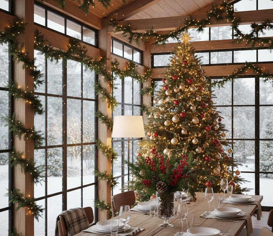 Airbnb Christmas lights 2