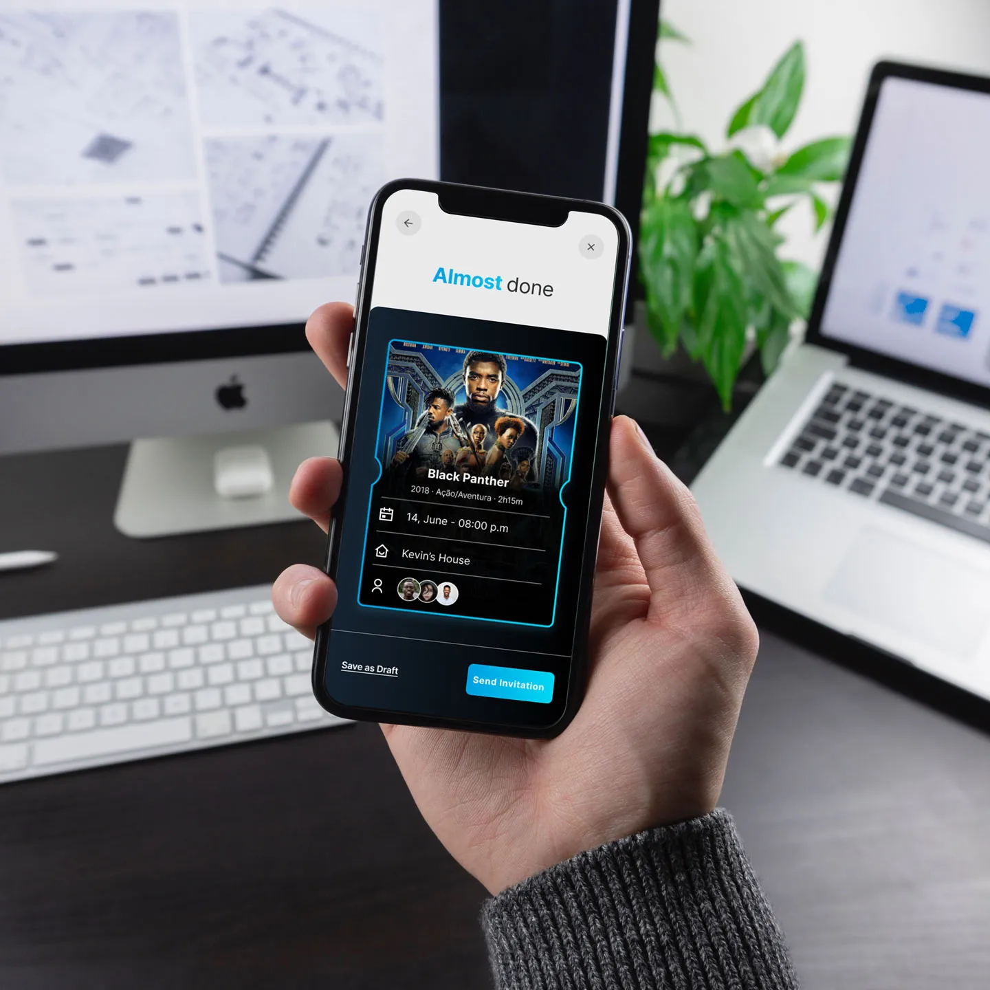 Close-up portrait of a person