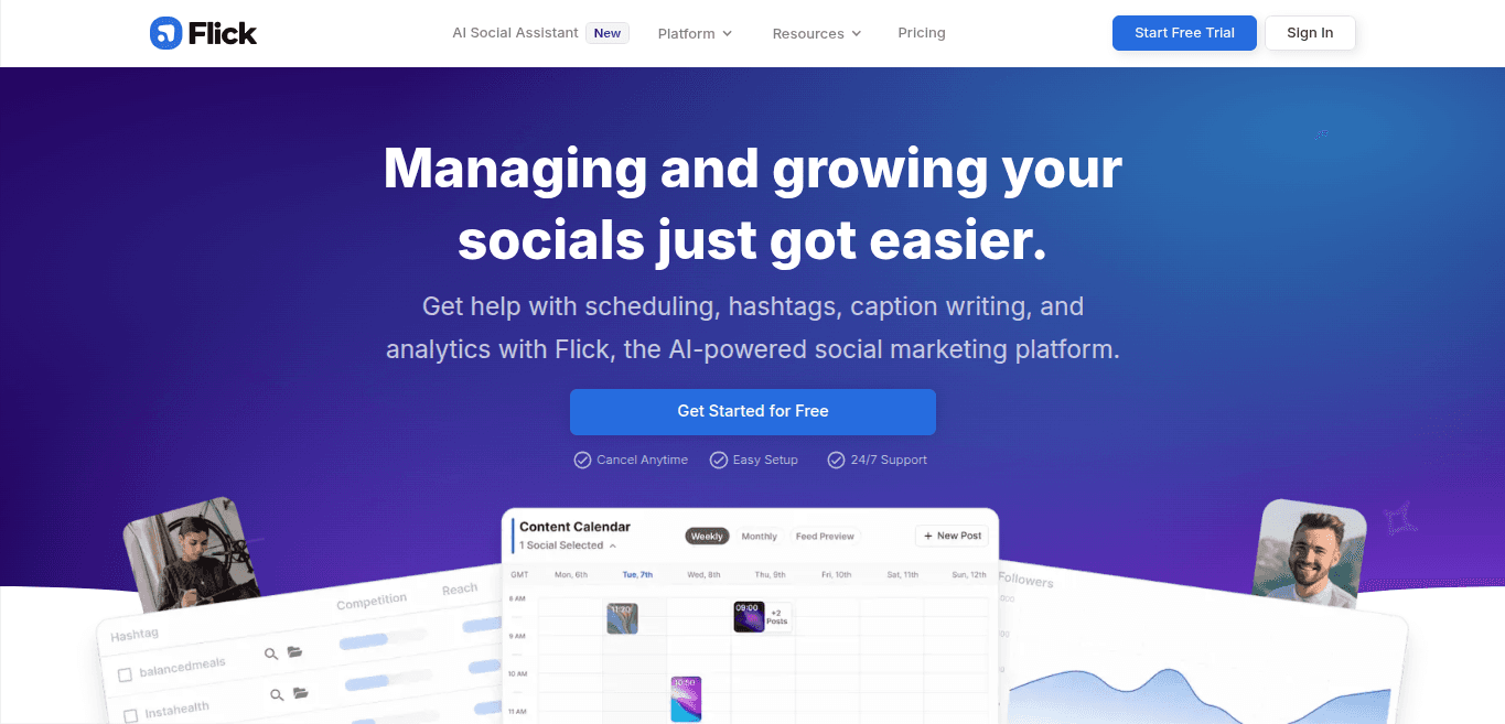 Flick Dashboard Image