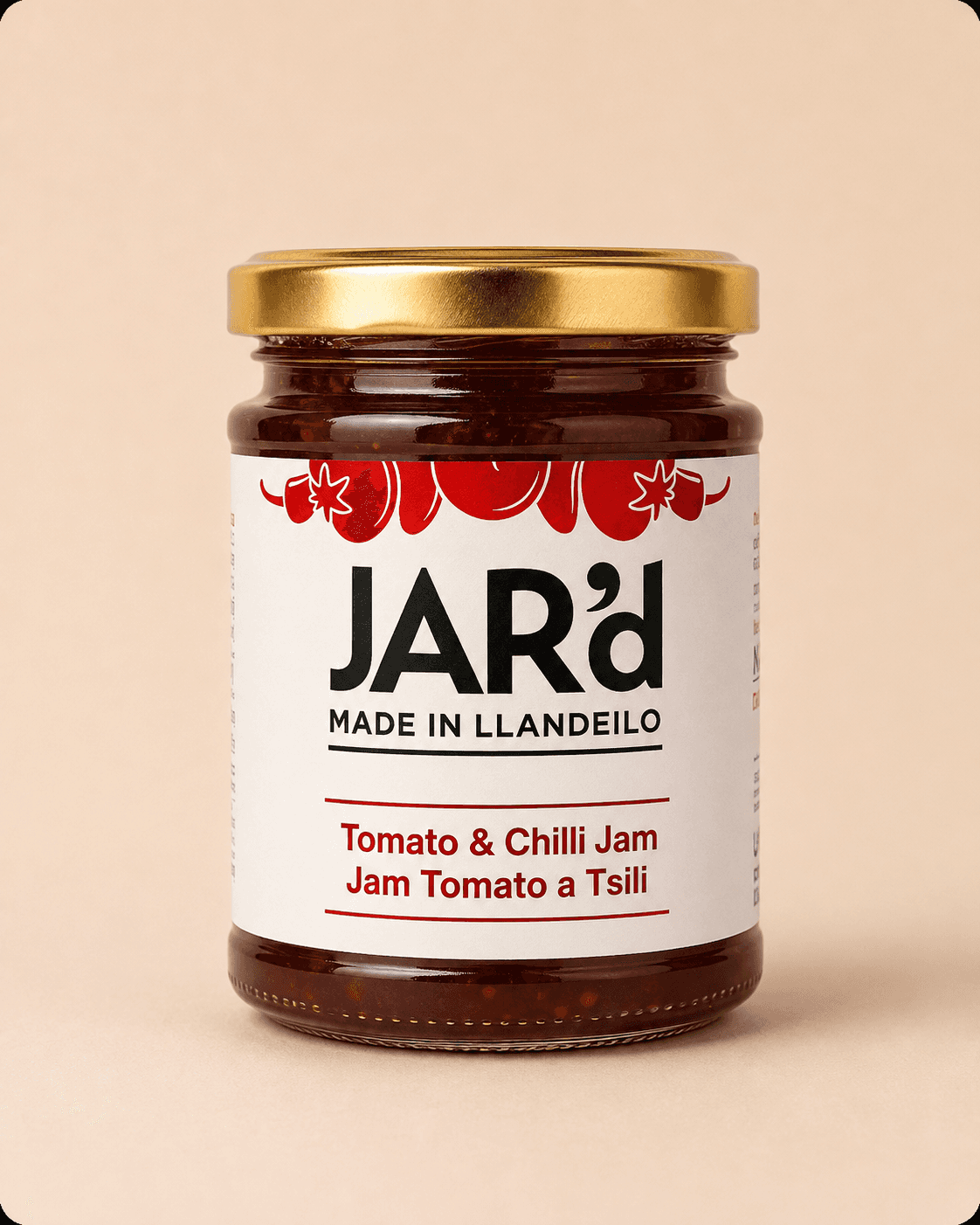 Tomato & Chilli Jam by JAR'd Wales - handmade artisan jam
