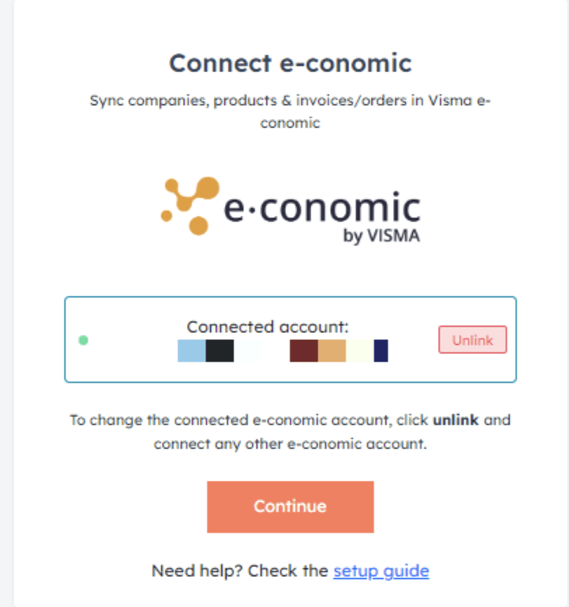 Connect Visma e-conomic