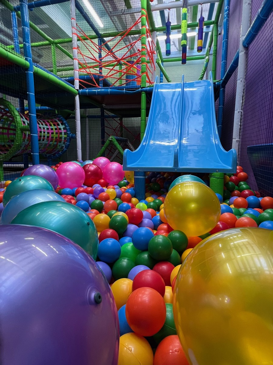 A young girl smiling