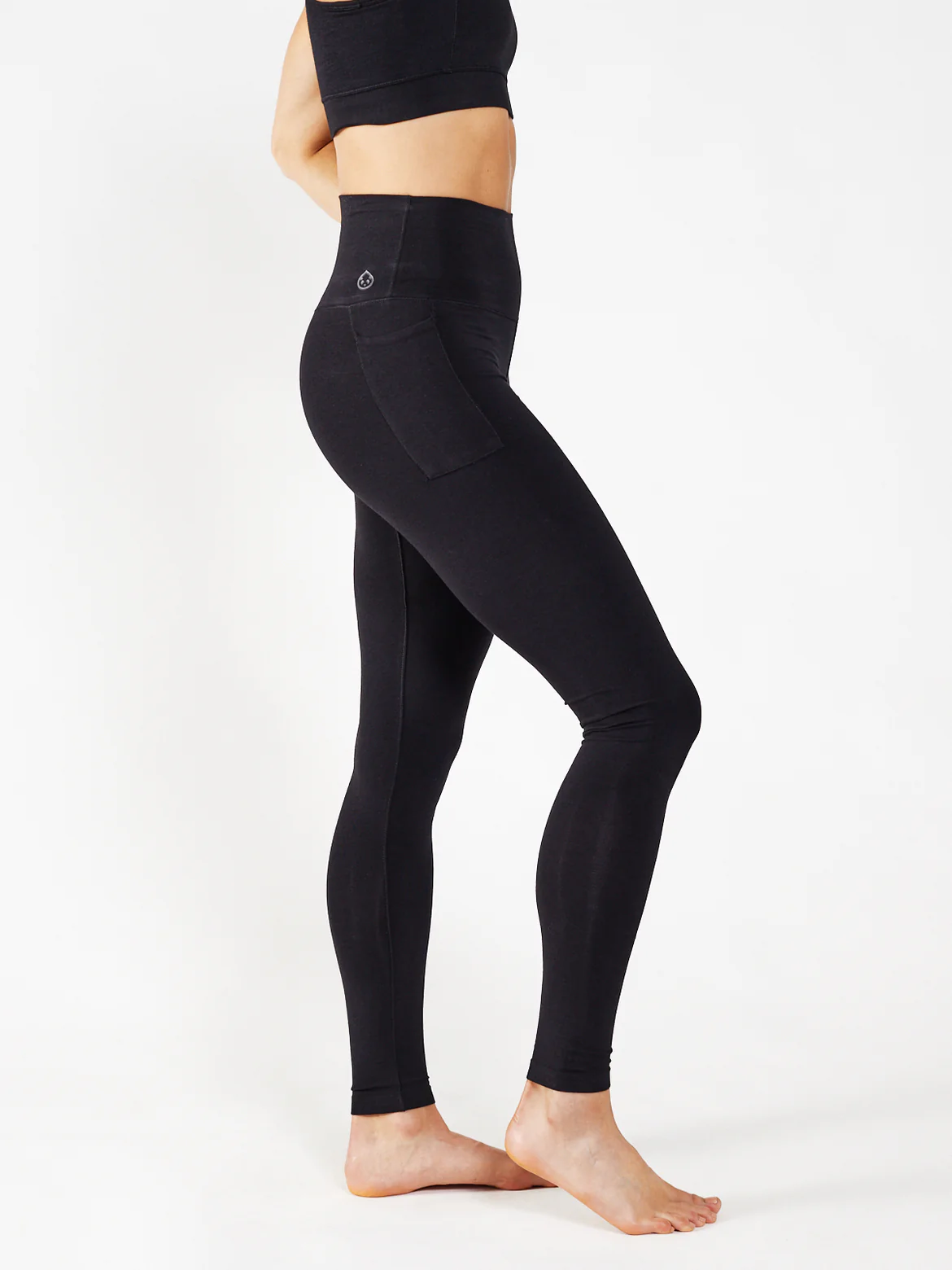 Women's tasc ALLways Full Length Pocket Legging in black