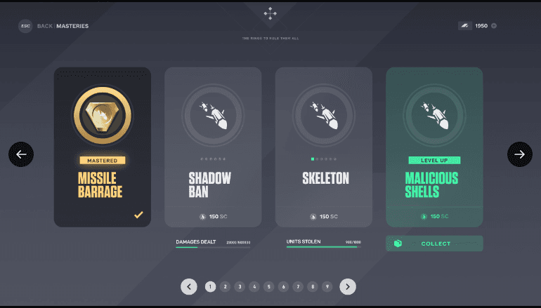 Game levels on The Watch