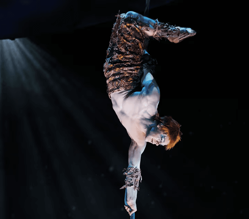 Acrobatic Performance in Michael Jackson ONE by Cirque du Soleil